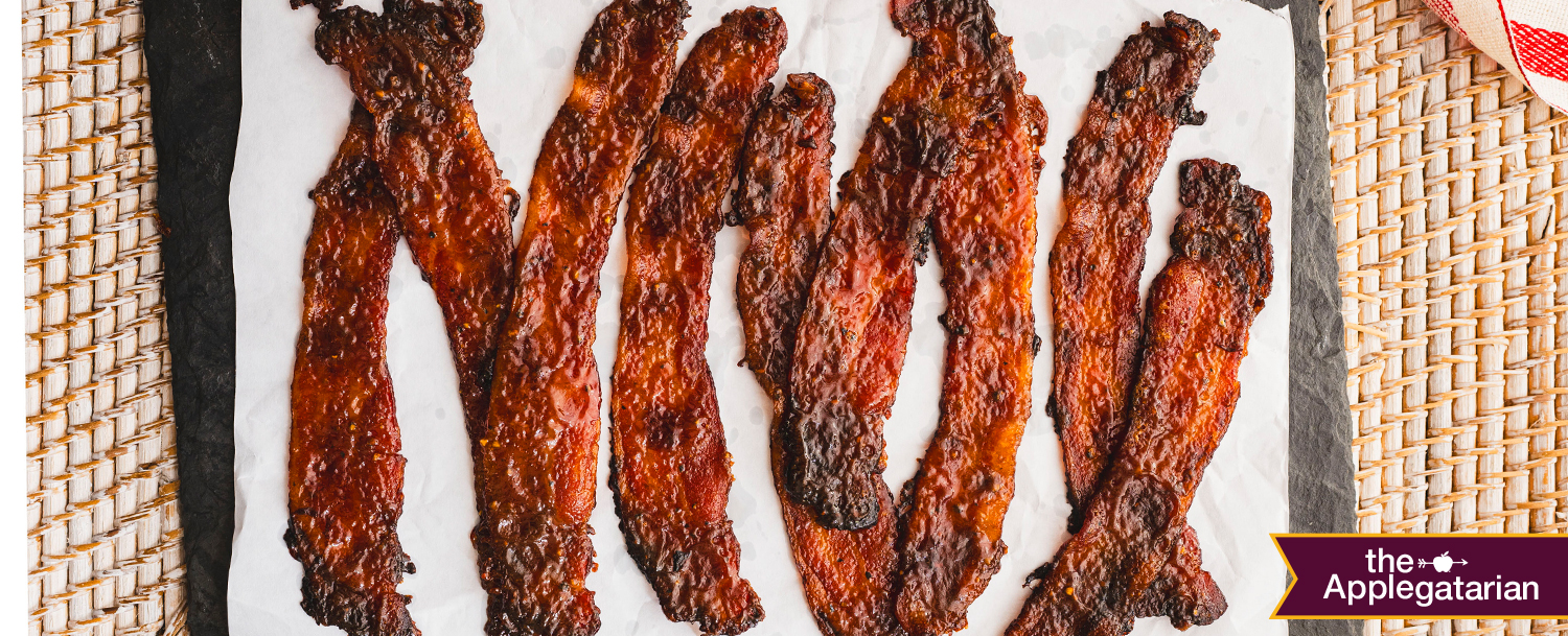 Recipes Candied Bacon Recipe A Perfect Blend of Sweet & Salty Featured in The Applegatarian